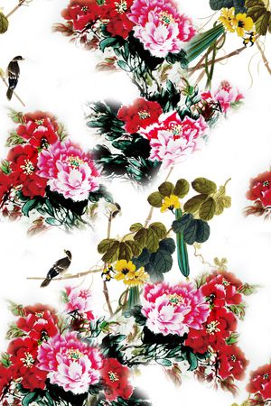 艺术印花花型图片