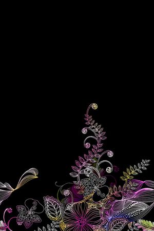 线条印花花型图片