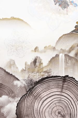 肌理印花花型图片