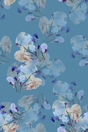 数码花型印花花型图片