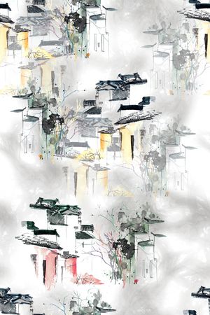艺术印花花型图片