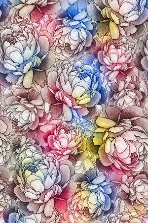花卉印花花型图片