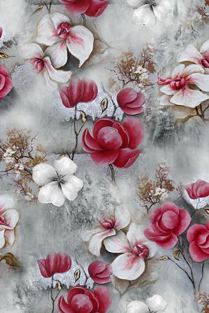 花卉印花花型图片
