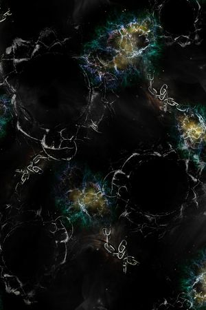 宇宙印花花型图片