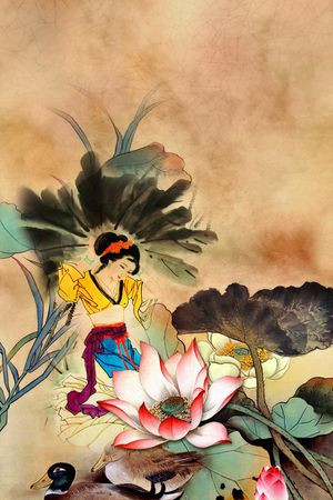 香云纱印花花型图片