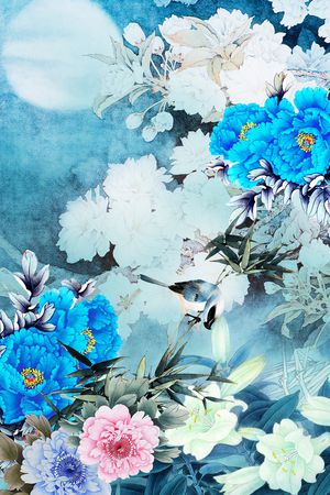 香云纱印花花型图片