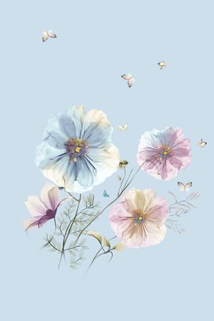 花卉印花花型图片