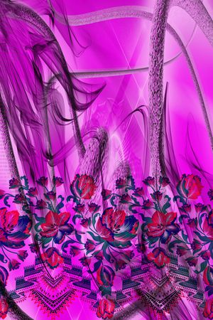 花卉印花花型图片