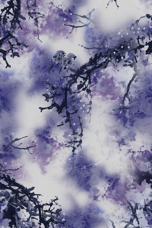 中国风印花花型图片