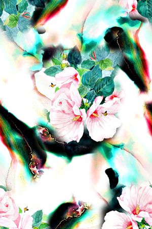 数码花型印花花型图片