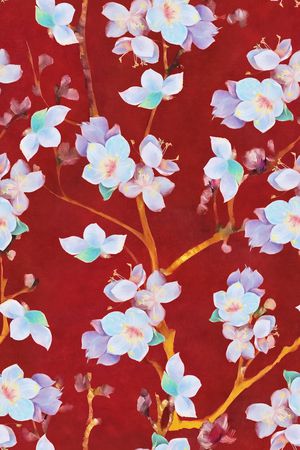 花卉印花花型图片