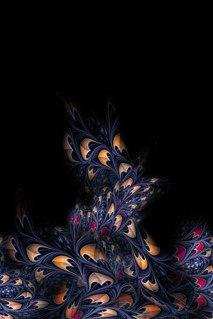 抽象印花花型图片