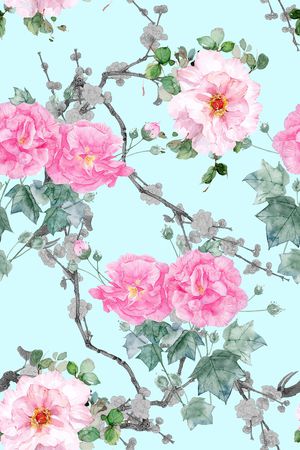 梅花印花花型图片