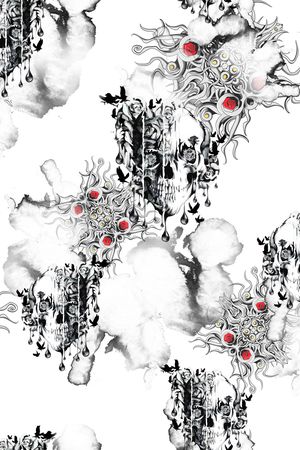 机械印花花型图片