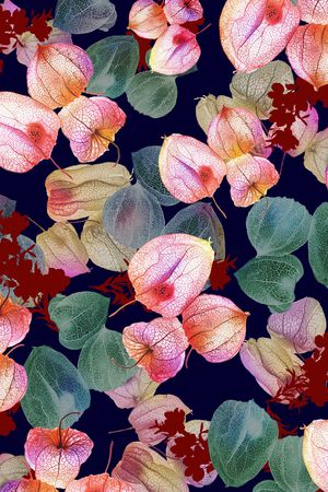 简约印花花型图片