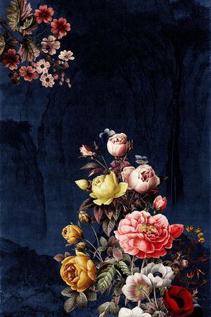 中老年印花花型图片