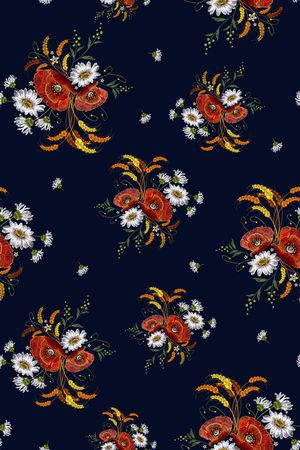花卉印花花型图片