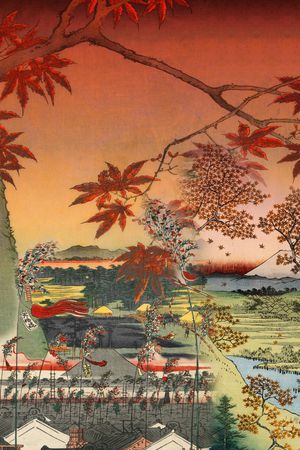 中国风定位花印花花型图片
