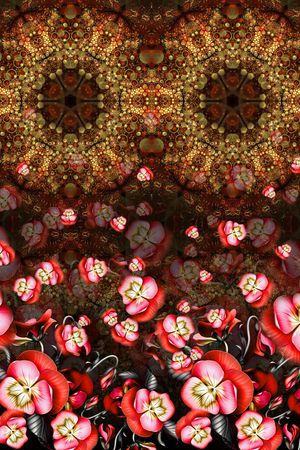 大花印花花型图片