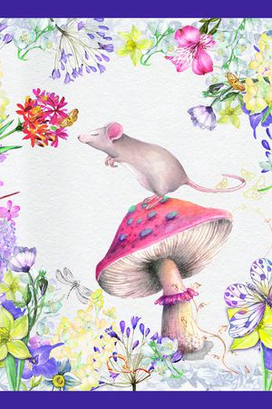 花卉印花花型图片