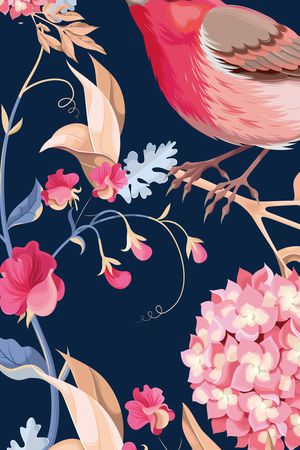 花卉印花花型图片