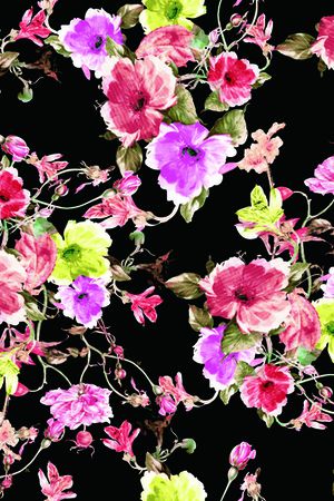 数码花型印花花型图片