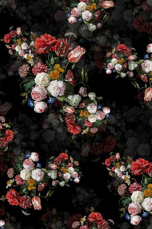 月季花印花花型图片