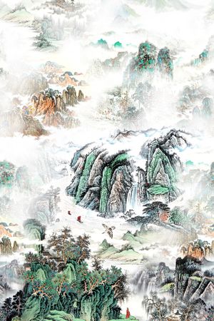 中国风印花花型图片