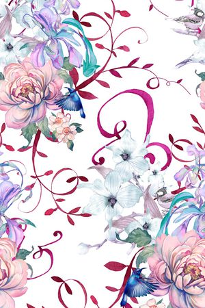 花卉印花花型图片