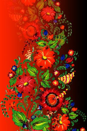 花卉印花花型图片
