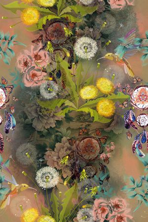 花卉印花花型图片