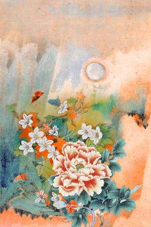 花卉印花花型图片