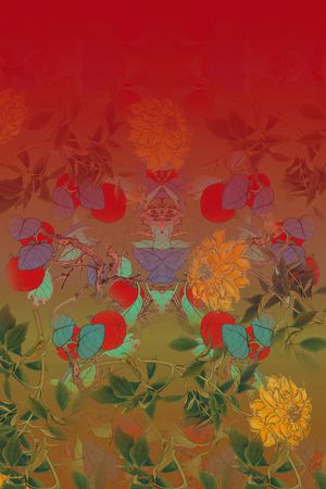 花卉印花花型图片