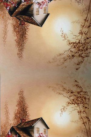 中国风定位花印花花型图片