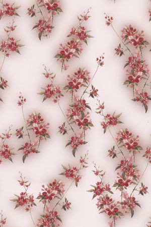 水彩花卉印花花型图片
