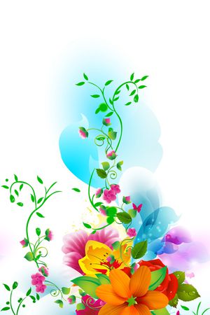 大花印花花型图片