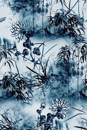 素雅印花花型图片