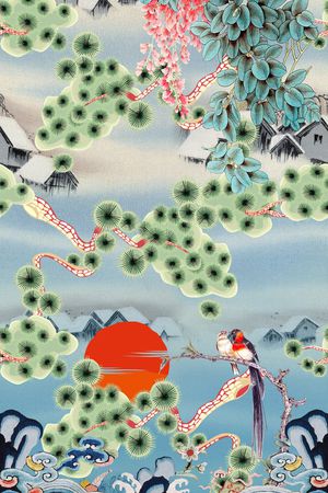 花卉印花花型图片