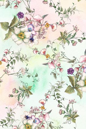 花卉印花花型图片