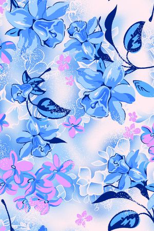 小碎花印花花型图片