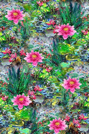 花卉印花花型图片