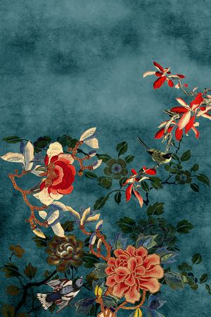 花卉印花花型图片
