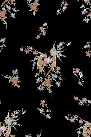花卉印花花型图片