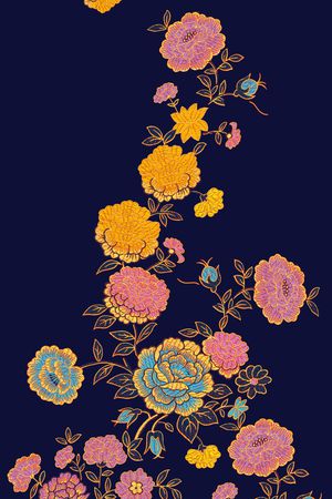 花卉印花花型图片