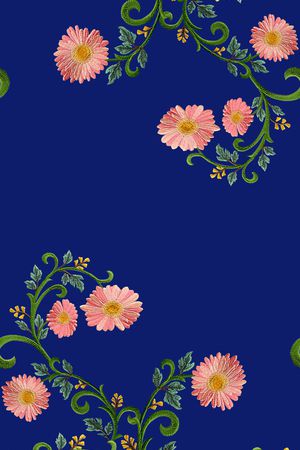 花卉印花花型图片