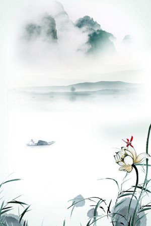 中国风印花花型图片