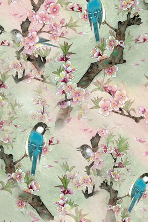 小碎花印花花型图片