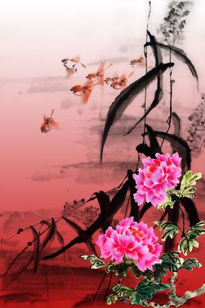 花卉印花花型图片