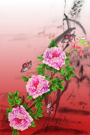 花卉印花花型图片