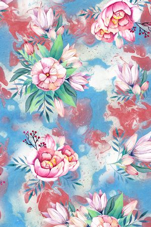 数码花型印花花型图片